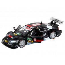 Машина "АВТОПАНОРАМА" Audi RS 5 DTM, черный матовый, 1/32, свет, звук, инерция, в/к 17,5*13,5*9 см