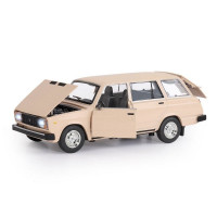 Машина "АВТОПАНОРАМА" ВАЗ 2104, бежевый, 1/24, инерция, в/к 24,5*12,5*10,5 см