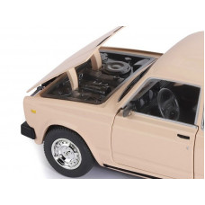 Машина "АВТОПАНОРАМА" ВАЗ 2104, бежевый, 1/24, инерция, в/к 24,5*12,5*10,5 см