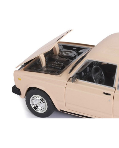 Машина "АВТОПАНОРАМА" ВАЗ 2104, бежевый, 1/24, инерция, в/к 24,5*12,5*10,5 см