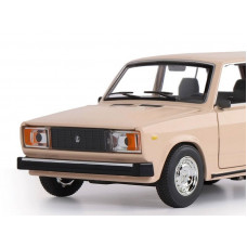 Машина "АВТОПАНОРАМА" ВАЗ 2104, бежевый, 1/24, инерция, в/к 24,5*12,5*10,5 см