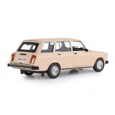 Машина "АВТОПАНОРАМА" ВАЗ 2104, бежевый, 1/24, инерция, в/к 24,5*12,5*10,5 см
