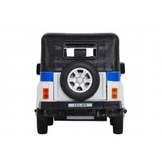 Машина "АВТОПАНОРАМА" УАЗ-469 "Полиция", белый, 1/24, свет, звук, инерция, тент, в/к 22*12*11 см