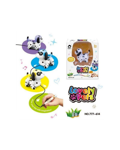 Робот-собачка HappyCow 777-614, сенсор, движется по линии, свет, звук