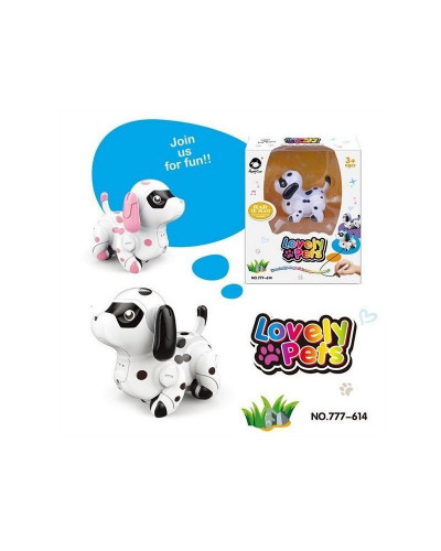 Робот-собачка HappyCow 777-614, сенсор, движется по линии, свет, звук