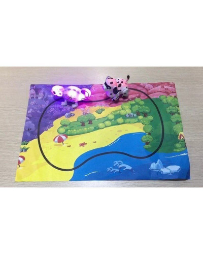 Робот-собачка HappyCow 777-614, сенсор, движется по линии, свет, звук