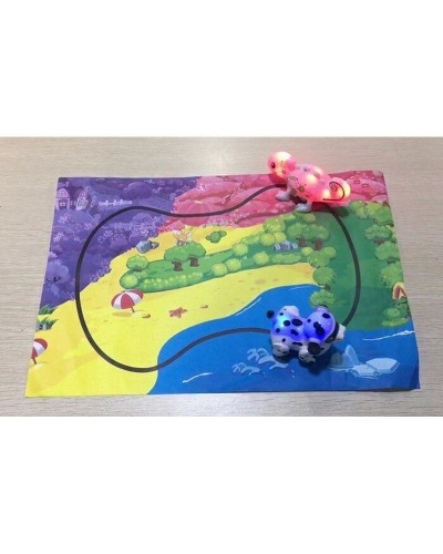 Робот-собачка HappyCow 777-614, сенсор, движется по линии, свет, звук