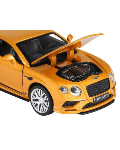 Машина "АВТОПАНОРАМА" Bentley Continental Supersports, оранжевый, 1/32, в/к 17,5*12,5*6,5 см