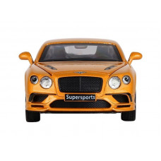 Машина "АВТОПАНОРАМА" Bentley Continental Supersports, оранжевый, 1/32, в/к 17,5*12,5*6,5 см