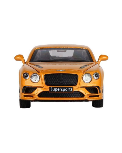 Машина "АВТОПАНОРАМА" Bentley Continental Supersports, оранжевый, 1/32, в/к 17,5*12,5*6,5 см