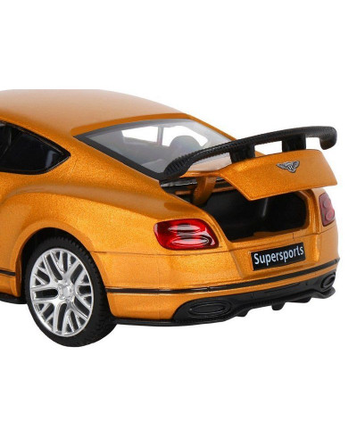 Машина "АВТОПАНОРАМА" Bentley Continental Supersports, оранжевый, 1/32, в/к 17,5*12,5*6,5 см