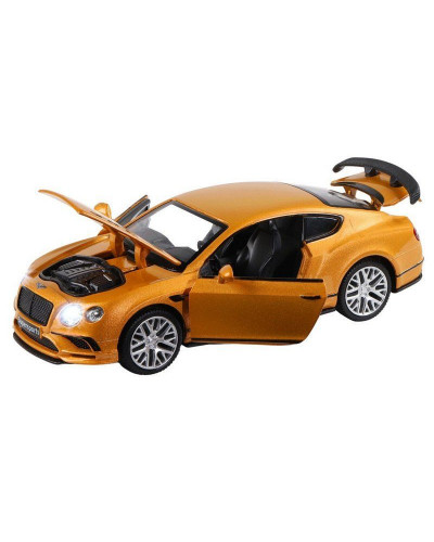 Машина "АВТОПАНОРАМА" Bentley Continental Supersports, оранжевый, 1/32, в/к 17,5*12,5*6,5 см