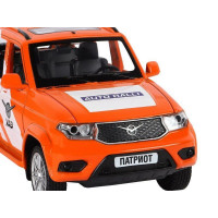 Машина "АВТОПАНОРАМА" УАЗ "PATRIOT" RALLY, 1/26, свет, звук, инерция, в/к 24,5*12,5*10,5 см