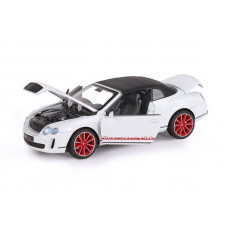 Машина "АВТОПАНОРАМА" Bentley Continental Supersports ISR, белый, 1/24, в/к 24,5*12,5*10,5 см