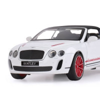 Машина "АВТОПАНОРАМА" Bentley Continental Supersports ISR, белый, 1/24, в/к 24,5*12,5*10,5 см