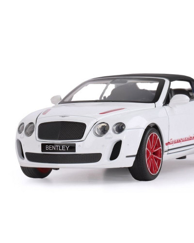 Машина "АВТОПАНОРАМА" Bentley Continental Supersports ISR, белый, 1/24, в/к 24,5*12,5*10,5 см