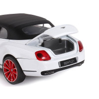 Машина "АВТОПАНОРАМА" Bentley Continental Supersports ISR, белый, 1/24, в/к 24,5*12,5*10,5 см