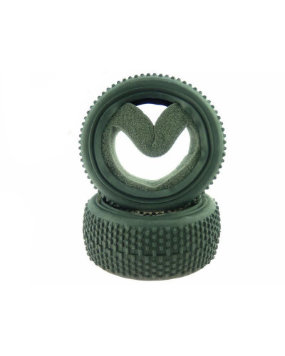 Передние шины со вставками для моделей Himoto E10XB, E10XBL