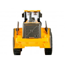 Машина "АВТОПАНОРАМА" БУЛЬДОЗЕР, 1/50, желтый, свет, звук, в/к 25*10*13 см