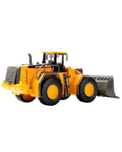 Машина "АВТОПАНОРАМА" БУЛЬДОЗЕР, 1/50, желтый, свет, звук, в/к 25*10*13 см