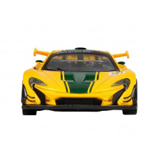 Машина "АВТОПАНОРАМА" Mclaren P1™ GTR, желтый, 1/32, свет, звук, инерция, в/к 17,5*12,5*6,5 см