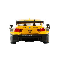Машина "АВТОПАНОРАМА" BMW M4, 1/44, желтый, инерция, откр. двери, в/к 17,5*12,5*6,5 см