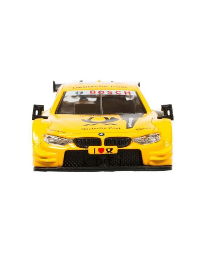 Машина "АВТОПАНОРАМА" BMW M4, 1/44, желтый, инерция, откр. двери, в/к 17,5*12,5*6,5 см