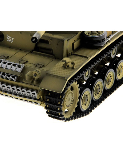 Р/У танк Taigen 1/16 Panzerkampfwagen III (Германия) PRO (для ИК танкового боя) 2.4G RTR Р/У танк Taigen 1/16 Panzerkampfwagen III (Германия) PRO (для ИК танкового боя) 2.4G RTR