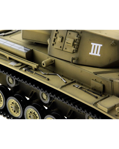 Р/У танк Taigen 1/16 Panzerkampfwagen III (Германия) PRO (для ИК танкового боя) 2.4G RTR Р/У танк Taigen 1/16 Panzerkampfwagen III (Германия) PRO (для ИК танкового боя) 2.4G RTR