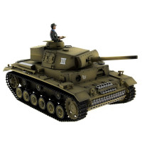 Р/У танк Taigen 1/16 Panzerkampfwagen III (Германия) PRO (для ИК танкового боя) 2.4G RTR