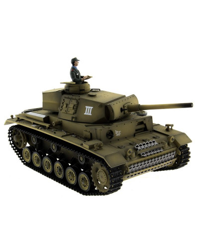 Р/У танк Taigen 1/16 Panzerkampfwagen III (Германия) PRO (для ИК танкового боя) 2.4G RTR Р/У танк Taigen 1/16 Panzerkampfwagen III (Германия) PRO (для ИК танкового боя) 2.4G RTR