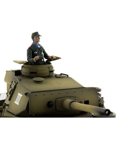 Р/У танк Taigen 1/16 Panzerkampfwagen III (Германия) PRO (для ИК танкового боя) 2.4G RTR Р/У танк Taigen 1/16 Panzerkampfwagen III (Германия) PRO (для ИК танкового боя) 2.4G RTR