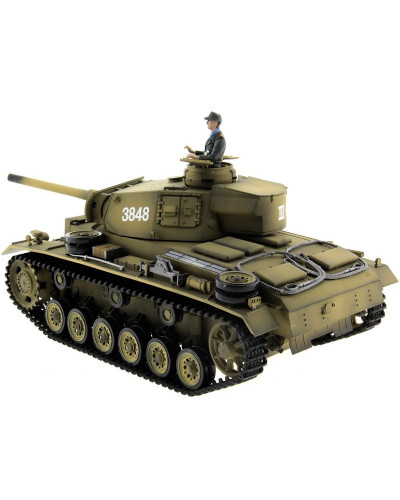 Р/У танк Taigen 1/16 Panzerkampfwagen III (Германия) PRO (для ИК танкового боя) 2.4G RTR Р/У танк Taigen 1/16 Panzerkampfwagen III (Германия) PRO (для ИК танкового боя) 2.4G RTR