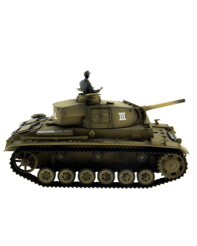 Р/У танк Taigen 1/16 Panzerkampfwagen III (Германия) PRO (для ИК танкового боя) 2.4G RTR Р/У танк Taigen 1/16 Panzerkampfwagen III (Германия) PRO (для ИК танкового боя) 2.4G RTR