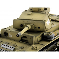 Р/У танк Taigen 1/16 Panzerkampfwagen III (Германия) PRO (для ИК танкового боя) 2.4G RTR