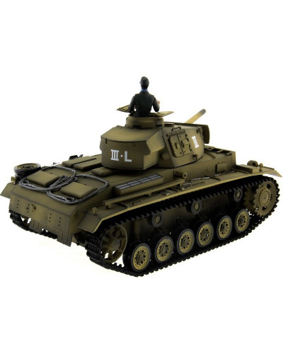 Р/У танк Taigen 1/16 Panzerkampfwagen III (Германия) PRO (для ИК танкового боя) 2.4G RTR Р/У танк Taigen 1/16 Panzerkampfwagen III (Германия) PRO (для ИК танкового боя) 2.4G RTR