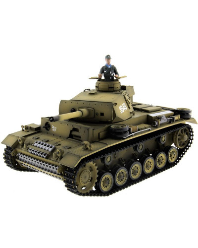 Р/У танк Taigen 1/16 Panzerkampfwagen III (Германия) PRO (для ИК танкового боя) 2.4G RTR