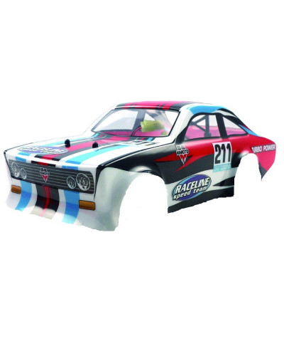 Красный кузов для автомоделей Himoto E18DC, E18DCL