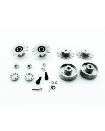 Ведущая звездочка 2 шт. и ленивец 2 шт. для танка SHERMAN M4A3 76 мм TAG120681