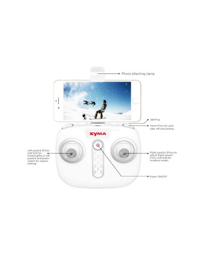 Р/У квадрокоптер Syma X25PRO с FPV трансляцией, GPS, барометр 2.4G RTF