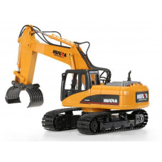 Радиоуправляемый экскаватор c погрузчиком бревен HUI NA TOYS 2.4G 16CH 1/14 RTR