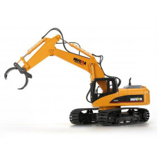 Радиоуправляемый экскаватор c погрузчиком бревен HUI NA TOYS 2.4G 16CH 1/14 RTR
