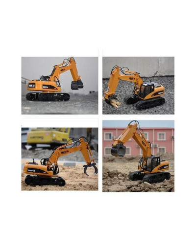 Радиоуправляемый экскаватор c погрузчиком бревен HUI NA TOYS 2.4G 16CH 1/14 RTR