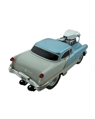 Р/У машина из серии "Muscle Сar" с гоночным Мотором 1/16 + свет + звук голубая