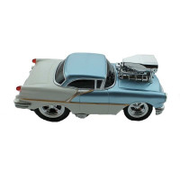 Р/У машина из серии "Muscle Сar" с гоночным Мотором 1/16 + свет + звук голубая