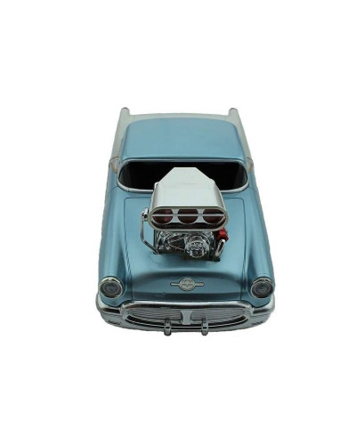 Р/У машина из серии "Muscle Сar" с гоночным Мотором 1/16 + свет + звук голубая