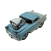 Р/У машина из серии "Muscle Сar" с гоночным Мотором 1/16 + свет + звук голубая