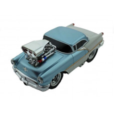 Р/У машина из серии "Muscle Сar" с гоночным Мотором 1/16 + свет + звук голубая
