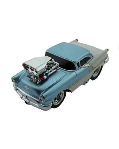 Р/У машина из серии "Muscle Сar" с гоночным Мотором 1/16 + свет + звук голубая