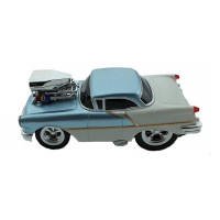 Р/У машина из серии "Muscle Сar" с гоночным Мотором 1/16 + свет + звук голубая